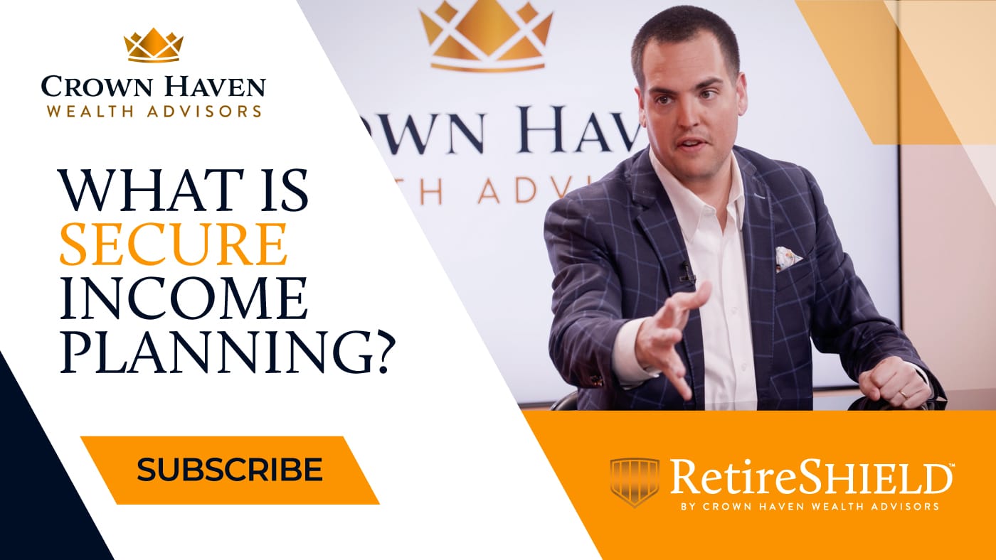 In this episode of RetireSHIELD™ TV, Casey A. Marx breaks down to his viewers exactly what Secure Income Planning is, why it is absolutely crucial to have it when planning for retirement, and lastly why Crown Haven Wealth Advisors follows the RetireSHIELD™ process when planning retirements for their clients.