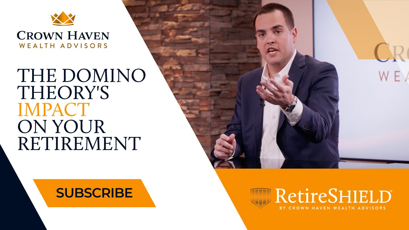 In this episode of RetireSHIELD™ TV, Casey A. Marx explains that like setting up a row of dominos in perfect alignment, the stock market can, at any point, kick them all over and destroy your retirement. Casey then discusses how his trademarked RetireSHIELD™ Process can protect your retirement from market volatility while still providing you with sustainable growth and lastly Casey answers his viewer's questions!