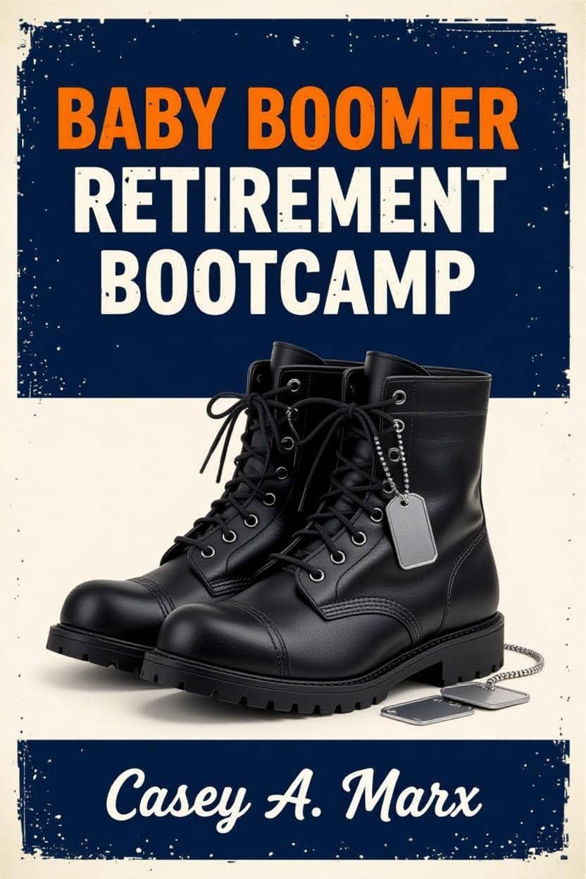 Baby Boomer Retirement Bootcamp Cover | Crown Haven Wealth Advisors | Free Download | Baby Boomer Retirement Boot Camp: Your Guide to a Safe Future, author Casey A. Marx provides a complete, unobstructed view of what’s behind the financial industry’s curtain.